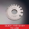 Starrett English Standard Wire Gage with Satin Finish and Decimal