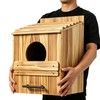 Large Owl Houses for Outdoors, 17" x 12.5" x 12.5"