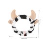 Gatuida Cute Animal Ear Skincare Headband Cow Horn Face Washing