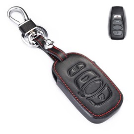 LETINGFAR Key Case for Subaru Smart Key Cover, Genuine Leather, Subaru Dedicated Design Key Holder, 4J, Subaru Subaru Legacy, B4, Impreza, G4, WRX, etc
