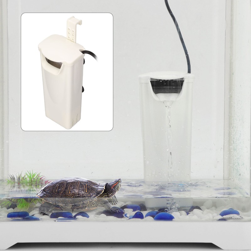 Turtle Tank Water Filter Low Water Level Silent Turtle Waterfall