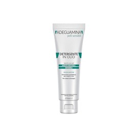 Adeguamina Pelli Sensibili, Detergente in Olio, Specifico per Pelli Molto Secche e Sensibili, Senza Sapone, per Corpo e Viso, Dermatologicamente Testato - 250ml