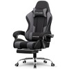 GTPLAYER Gaming Chair, Computer Chair with Footrest and Lumbar Support,