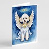 Caroline's Treasures Bichon Frise My Angel Greeting Cards Pack of
