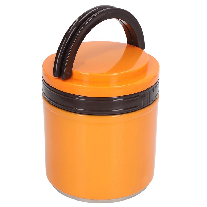 Insulated Food Jar 304 Stainless Steel Japanese Style Round Shape