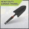 sourcing map Garden Hand Shovels 12.8 x 3.3" Carbon Steel