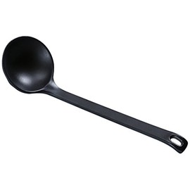 Yanco BP-7003 Black Pearl-2 Spoon, 8.75" Length, Melamine, Black Color with Matting Finish, Pack of 72