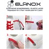 ELANOX Elastic Shoelaces without Tying I 4 Pieces for 2