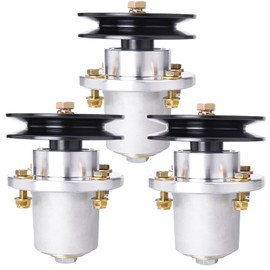 JSXDNWYJ 037-2000-00 037-2050-00 037200000 037205000 Spindle 033-4820-00 Pulley Fit for Bad Boy Mower, Compatible with Bad Boy MZ & MZ Magnum 42", 48" Deck Assembly(3pack)