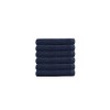 Chateau 6pack Face Washer 33x33cm Navy