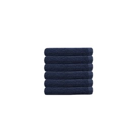 Chateau 6pack Face Washer 33x33cm Navy