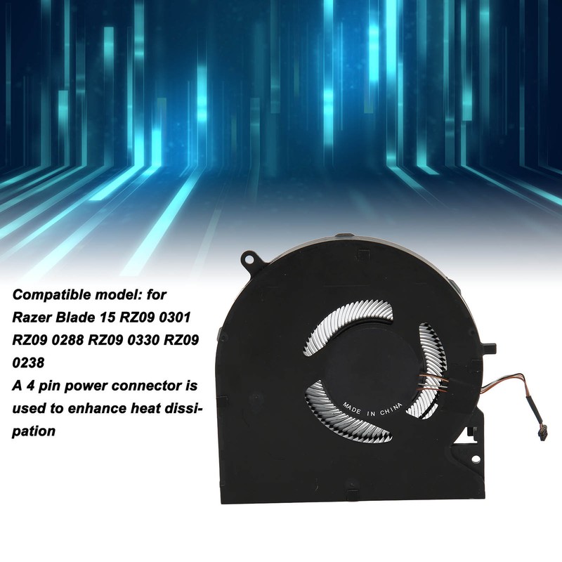 Cooling Fan 4 Pin Small Laptop Cooling Fan for Razer