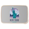 Fabulous Lunch Box Grey New York United States Illustration Statue