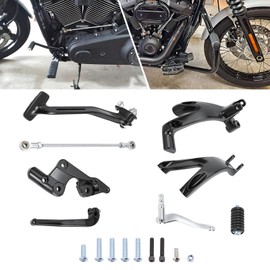 FIASRAC Forward Controls Pegs Levers Linkages Fit for Harley Davidson Softail Street Bob Low Rider FXBB FXLR FXLRS FXST 2018-2023