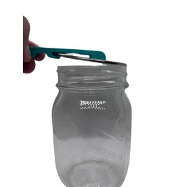 Designz3D Canning and Mason Jar Opener, Easy Release Vacuum Seal for all lids magnetic (Dark Green)