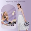 Joligrace Makeup Case for Girls Cosmetic Train Case Makeup Storage