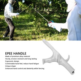 QANYEGN Fencing Foil Epee Handle, Alloy Alternative Sword Handle, Fencing Foil Replacement Grip for Adults Left Hand