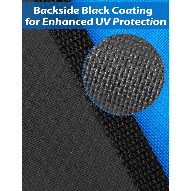 BLUEWING Sunshade for Fishing Boats Shade Canopy Waterproof Durable 1200D