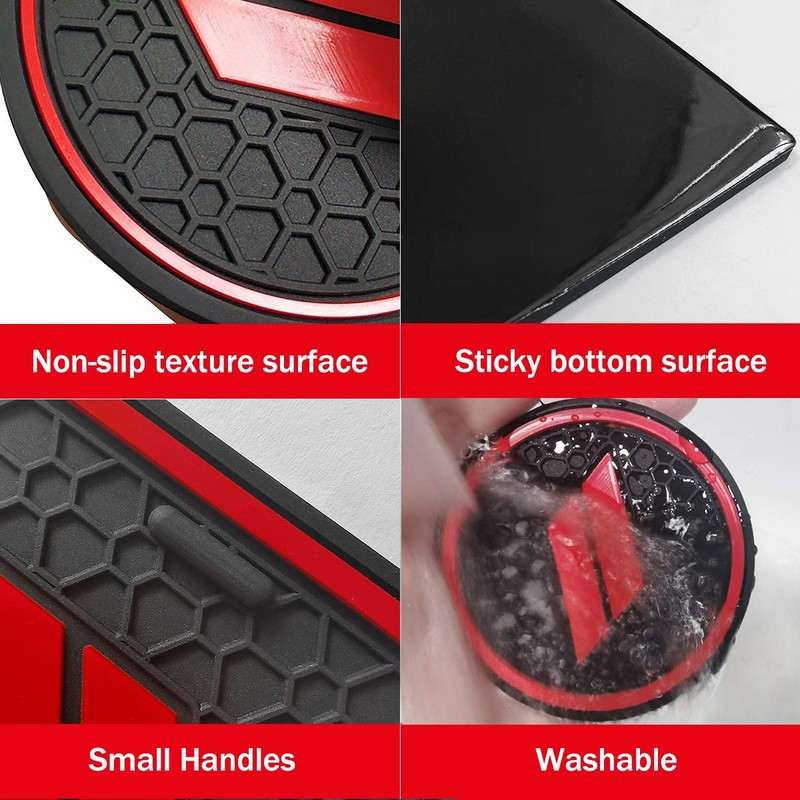 Auovo Anti-dust Mats for Challenger Accessories 2015-2023 Custom Interior Cup