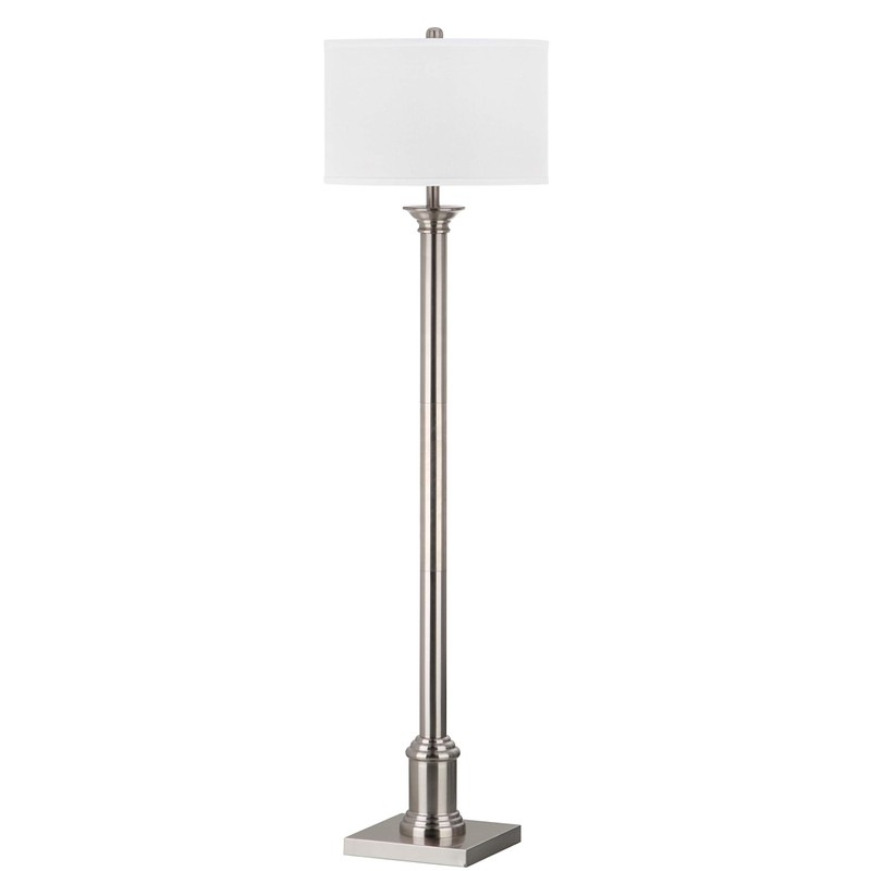 SAFAVIEH Lighting Collection Livia Modern Farmhouse Nickel 60-inch Living Room