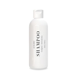 5 en 1 Collagen Hair Vitamin - Shampoo Anticaída, Crecimiento de Cabello e Hidratante Cuero Cabelludo - Shampoo Reparador para Cabello Dañado con Colágeno, Proteína, Aminoácidos, Omega 3 & Hair Vitamins - Sin Parabenos y Siliconas, 500 ml