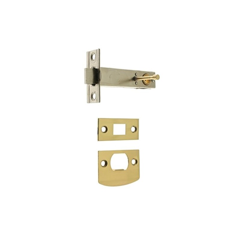 IDHBA 21130V-3NL Premium Quality Solid Brass Privacy Tubular Latch, 2-3/4-Inch