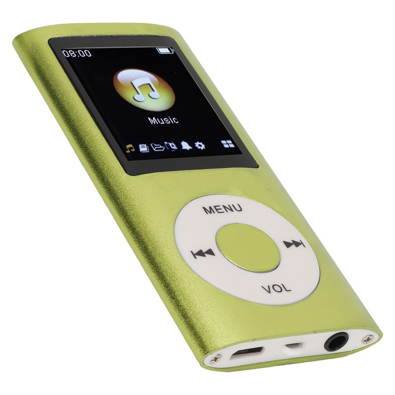 MP3 Player Stylish Multifunctional Lossless Sound Slim 1.8 Inch LCD