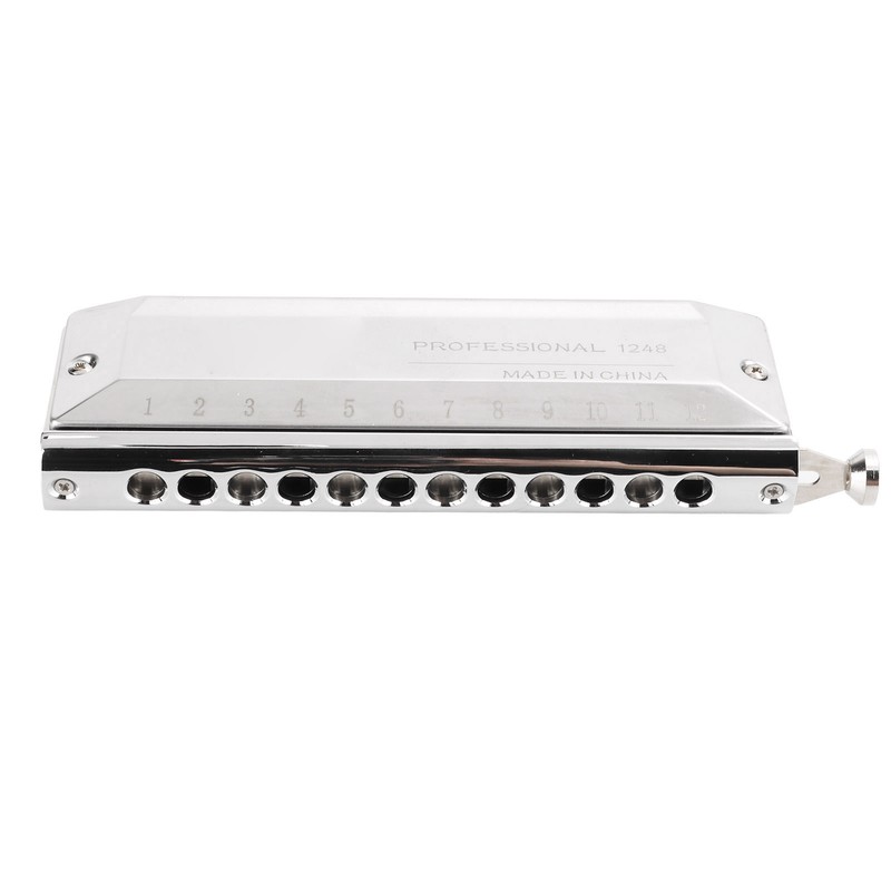 Chromatic Harmonica Metal 12 Holes 48 Tones Mouth Organ Harmonicas