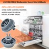 4581DD3003B Dishwasher Lower Rack Wheels 4581DD3003C for LG Dishwasher Lower