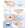 4Pack Drip-Free Silicone Popsicle Holders, AODISTUCE Popsicle Holder with Straw