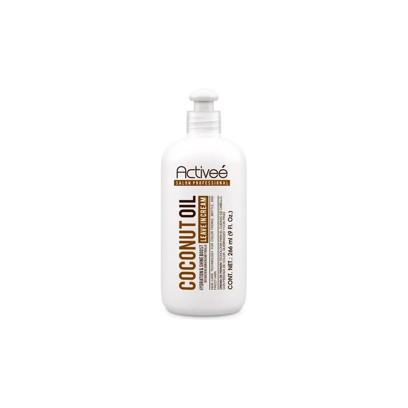 Crema Peinar Coconut Activee Cabello Quebradizo Libre De Sal