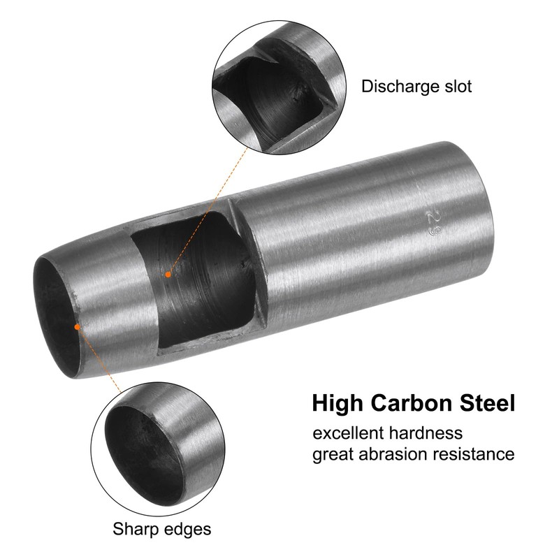 sourcing map Hollow Punch for Leather 29mm Round Hole Punch