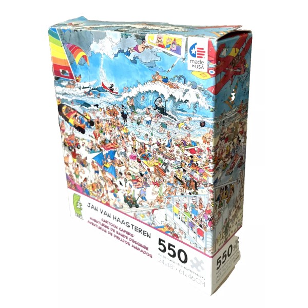 Ceaco Jan Van Haasteren 550 Piece Jigsaw Puzzle "At The