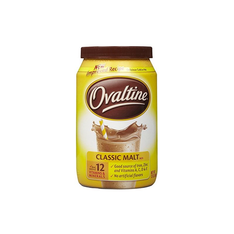 Ovaltine Classic Malt - 12 oz