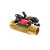 GREDIA G1/2" Male Thread Water Flow Sensor Brass Switch Hall