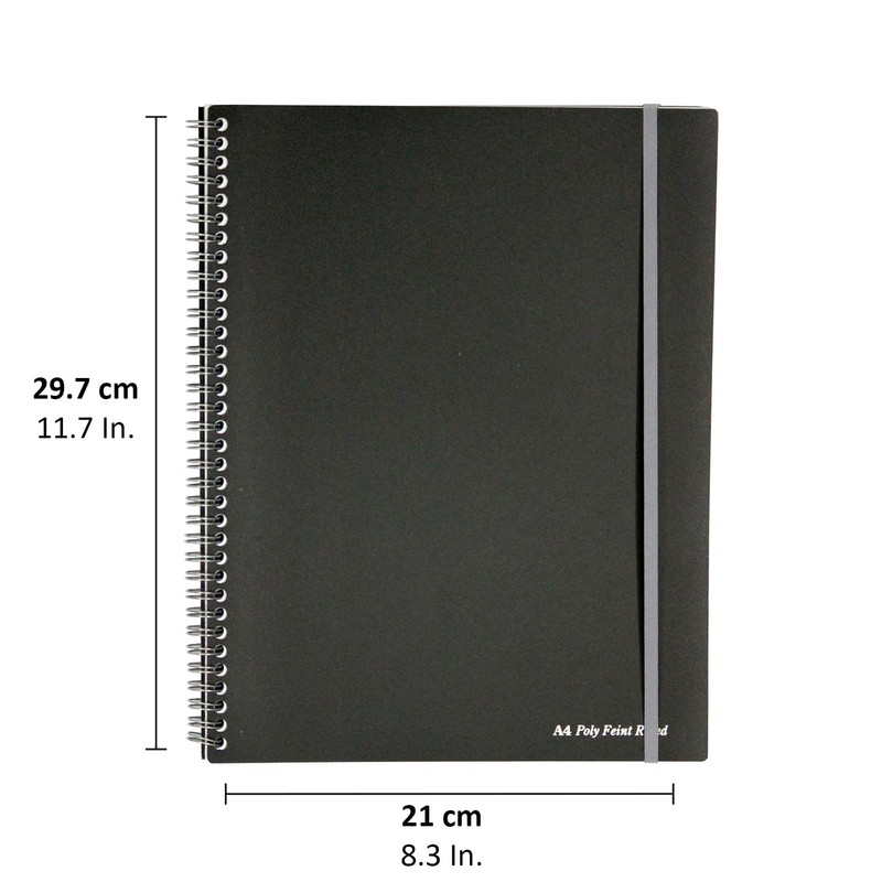 Pukka Pad, Black Jotta Polyprop A4