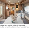 12V RV LED Bedside Reading Light with Night Light Version