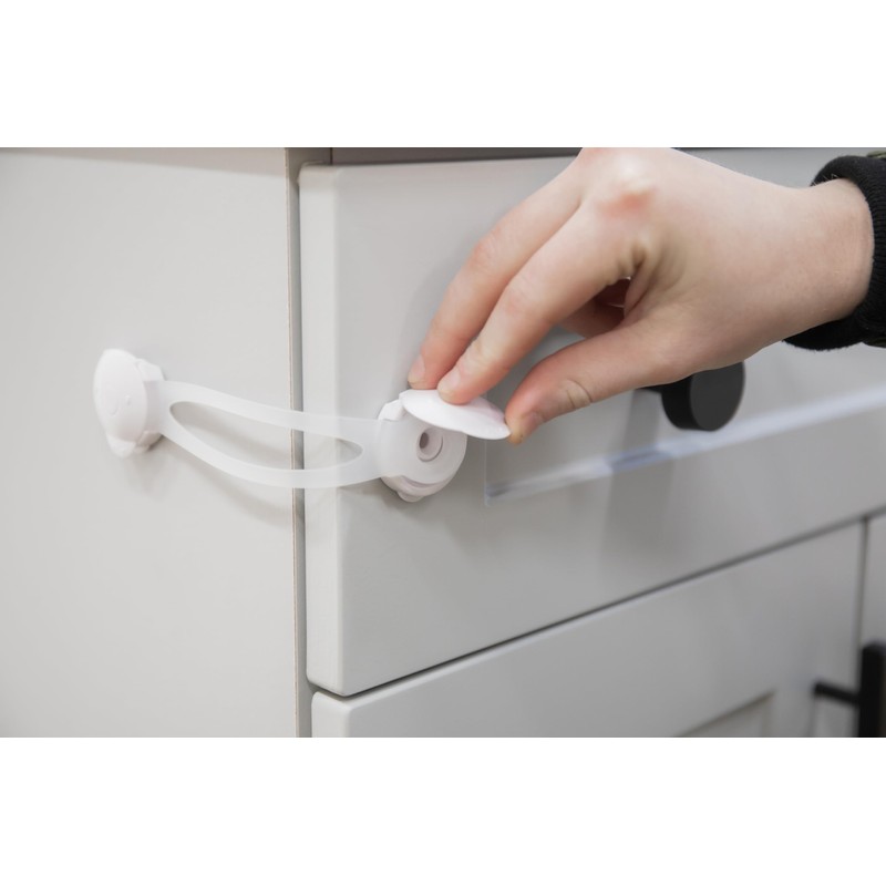 Home Safety Multi-Purpose Adhesive Latch 3 Pack, Award-Winning Brand, Childproofing