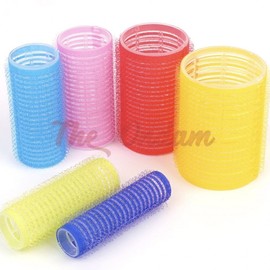 The Ondam 6-Piece Round Hair Roller Collection for Perm, Root Volume, and Wave Setting 44mm 3ea