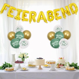 Jollyboom Retirement Decoration, Retirement Decoration, Celebration Balloons, Garland, Legend I'm Retirement Sash, Sage Green, Finally Free Happy Balloons for Women, Men, Farewell Party