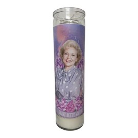 The Luminary Betty White Prayer Saint Candle