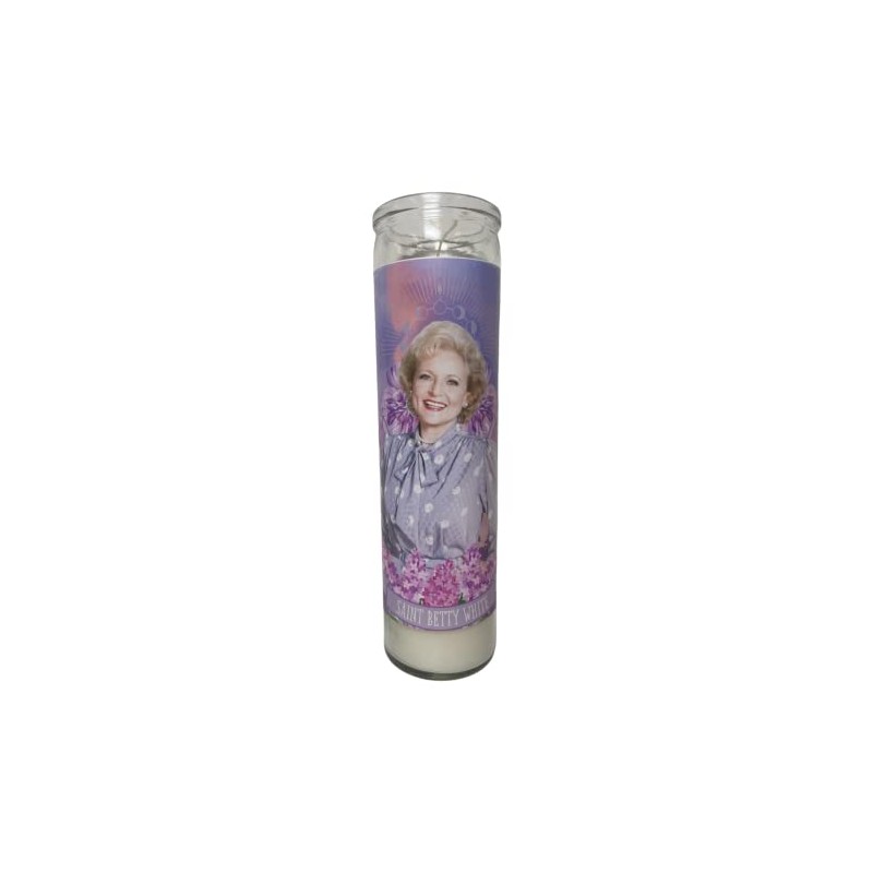 The Luminary Betty White Prayer Saint Candle
