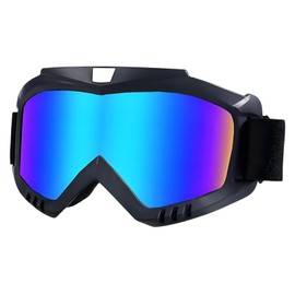 ZcrPrn Mtb Goggles,Motocross Goggles,Wide Vision Adjustable Durable Motorcycle Goggle for Riding Skiing and Outdoor Sports