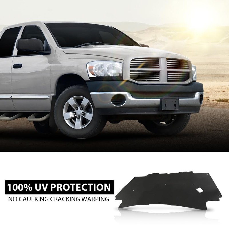 G-PLUS Hood Insulation Pad with Clips Compatible with 2002-2008 Dodge