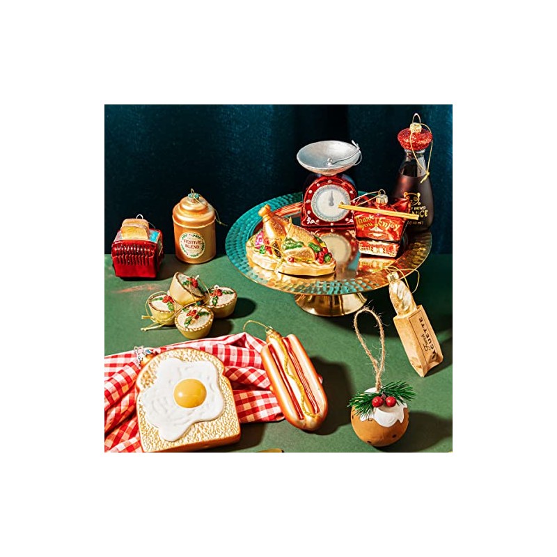 Sass & Belle Mini Mince Pie Shaped Bauble - Set