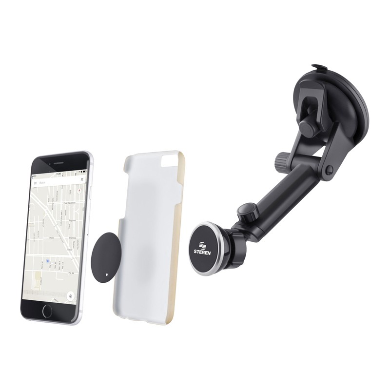 Steren Soporte para celular magnético con brazo extensible POD-297