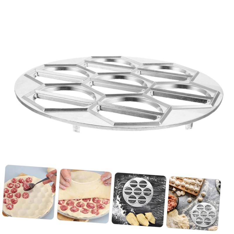 iplusmile 2pcs Dumpling Maker Aluminum Dumpling Mold for Ravioli Wontons