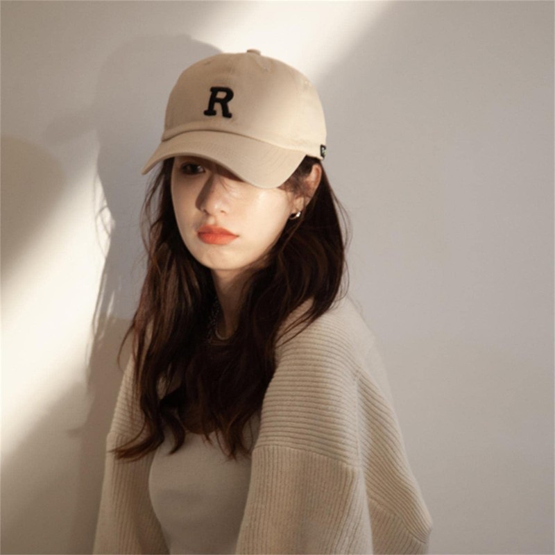 JOMA-E Shop Women's Hat, Large Sizes, Deepened Cap, English Letters,