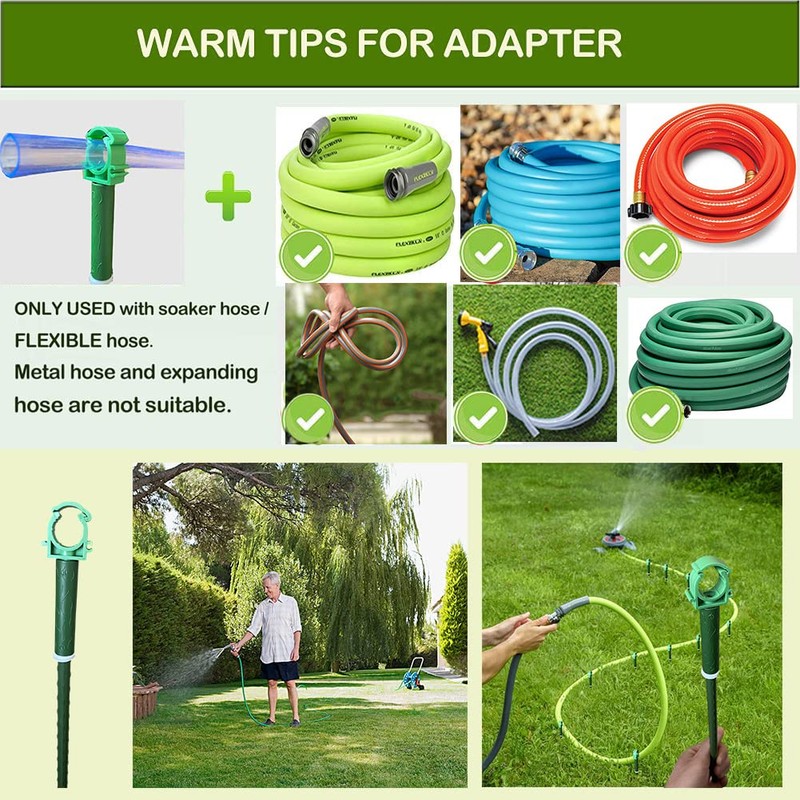 3/4” Garden Hose Guide Holder to Keep Hose Off Lawn,