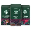 Starbucks Ground Coffee, Dark Roast Hot or Iced Coffee, Variety